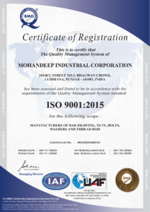 MOHANDEEP INDUSTRIAL CORPORATION FINAL 1 1 | MOHANDEEP NULT BOLTS